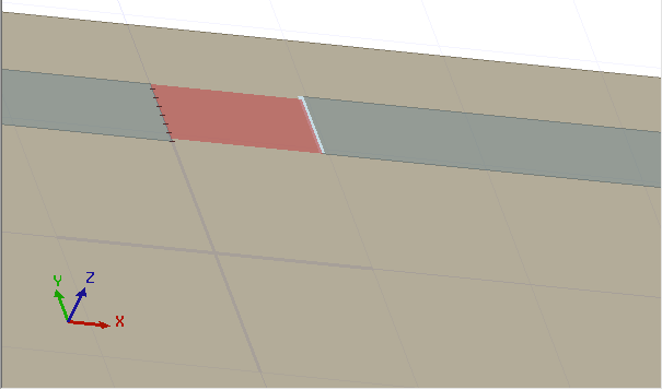Horizontal Lumped Port