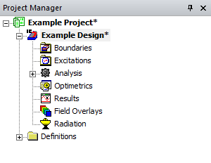 Project Manager > Example Project > Example Design