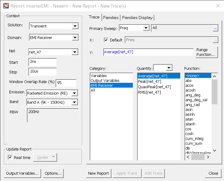 Select a Start and Stop Time