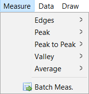 Measure Menu