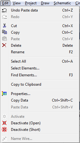 Editing Operations