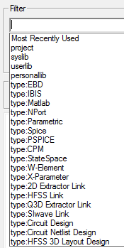 Filter Pane