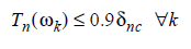 The truncation error is less than the tolerance by a fixed proportion. The truncation error is less than the tolerance by a fixed proportion.