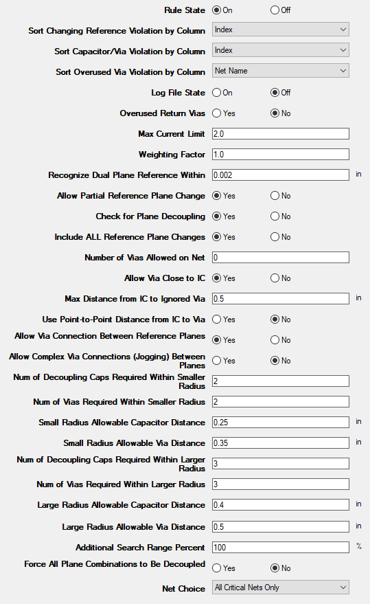 Net Changing Reference Rules