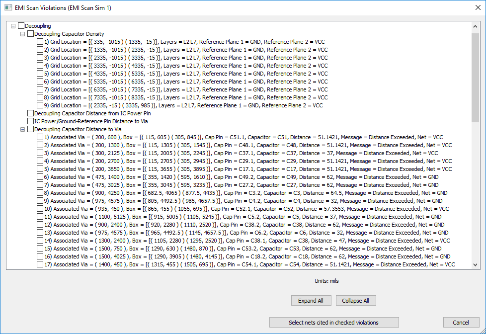 Violations List Violations List