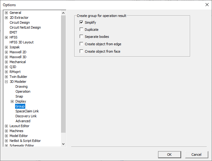 Group Options