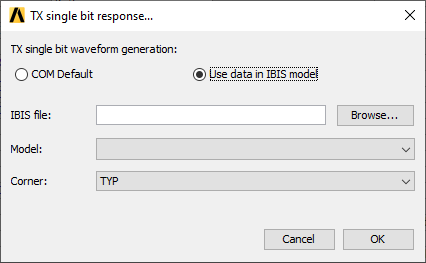 TX Single Bit Response... Window