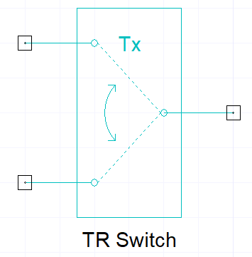 TR Switch circuit symbol.
