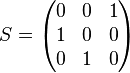 S matrix.