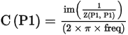Capacitance Equation.