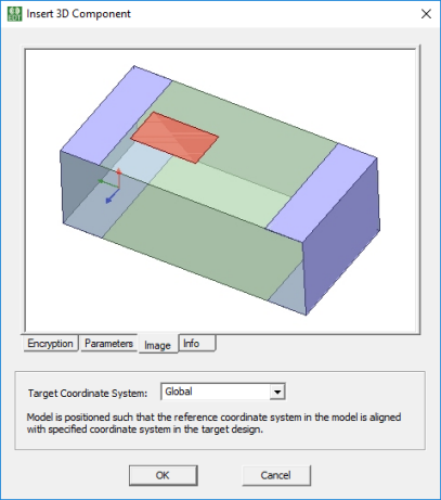 Insert 3D Component dialog.