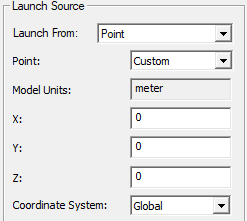 Launch Source groupbox.