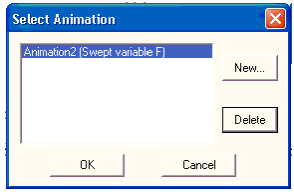 Select Animation Window