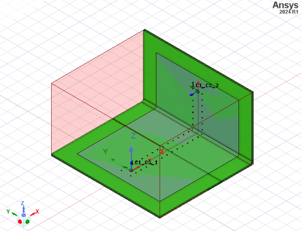 Model with components transformed to accomodate the bends.