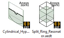 HFSS Metamaterial examples