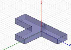 T Junction waveguide model