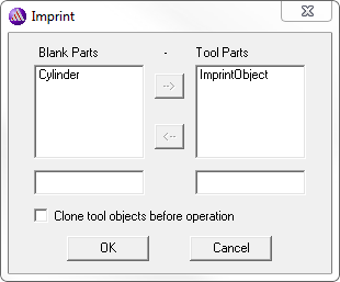 Imprint dialog.