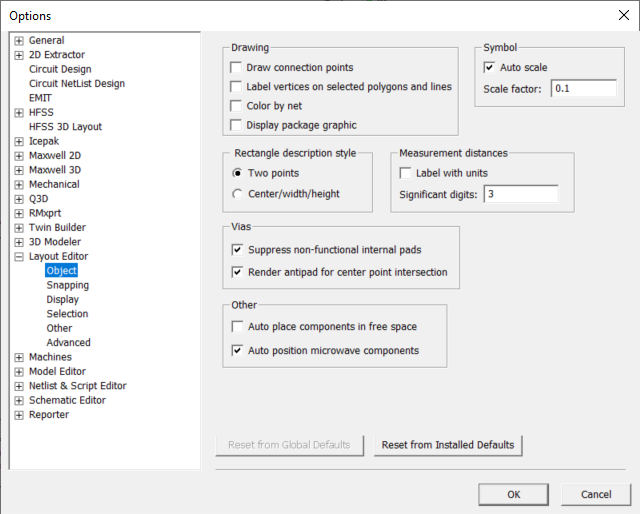 Layout Editor > Symbol Area > Auto Scale