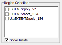 Region Selection Group Box