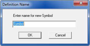 Definition Name Window