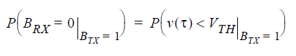 Probability of the area of the error region.