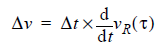 The spread in the voltage PDF equation.