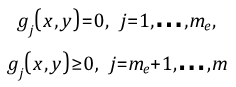 Piece-wise function g of x and y, for g of x and y equal to 0, or g of x and y greater than or equal to zero. 