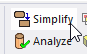 Simplify icon in ribbon.