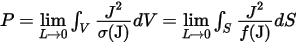 equation for ohmic loss on the nonlinear resistive sheet 