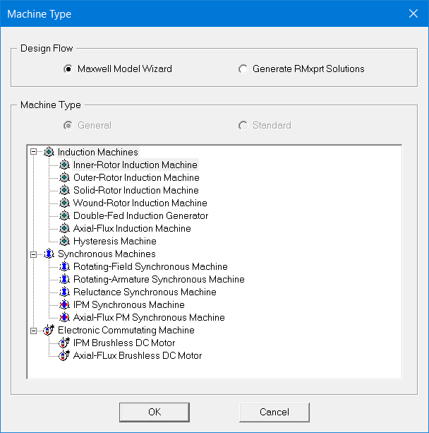 RMxprt Example Part 2: Select a Machine