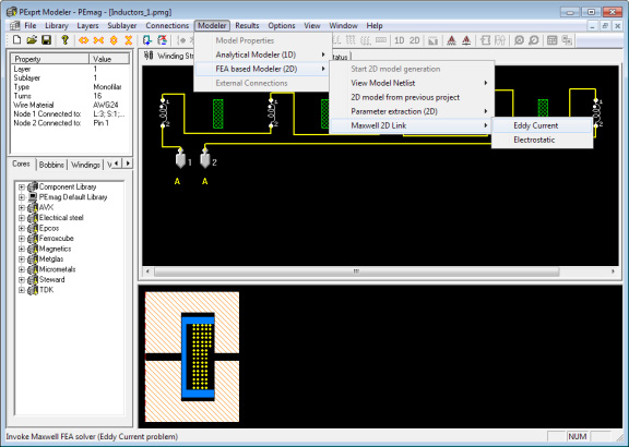 Create a Maxwell Design from a PE mag design