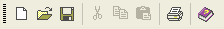 ScanSheet Standard toolbar