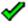 Check mark indicates a valid step