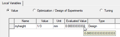 Display Maximum Number of Significant Digits for an evaluated variable value in tooltip