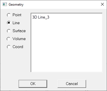 Geometry Window > Line Geometry Window > Line