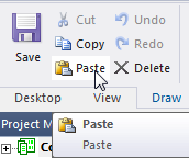 Paste icon.