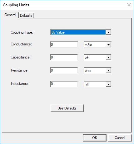 Coupling Values