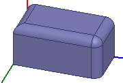 Object with rounded edges.
