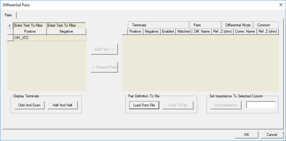 Differential Pairs