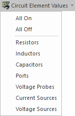 Circuit Element Values