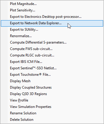 Export to ndExplorer