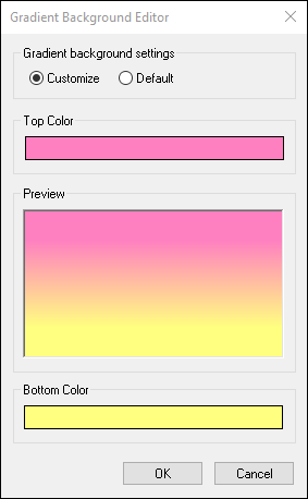 Gradient Background Editor