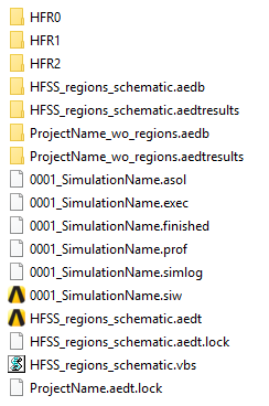 HFSS Folder Export