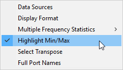 Highlight Min/Max