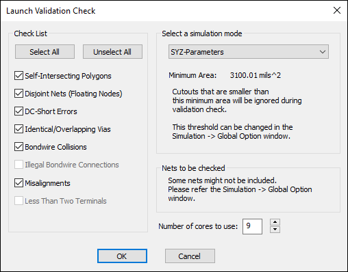 Launch Validation Check