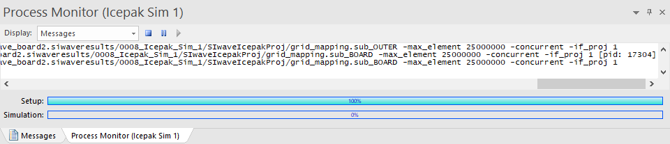 Process Monitor - Icepak Process Monitor - Icepak