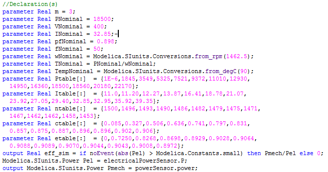 Adding an Initial Equation and Variable Declaration to the AIMC Design