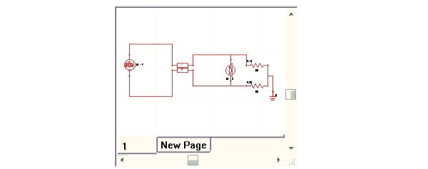 A circuit schematic