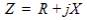 Surface impedance Z equals R plus j X.