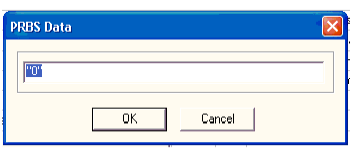 PRBS Data Window